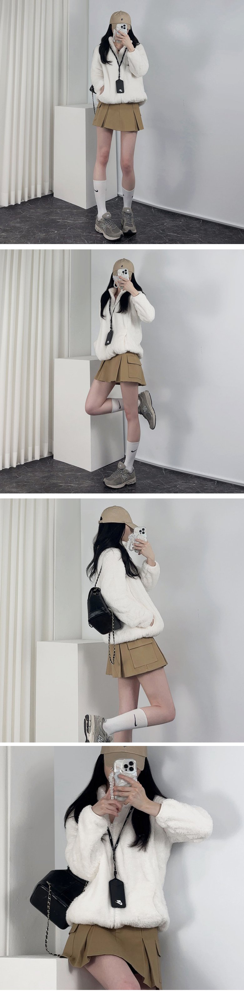 *6COL*남여공용,L-XL* 몽실몽실 구름핏 솜사탕 후리스 집업 (남여공용) 상세 이미지 8