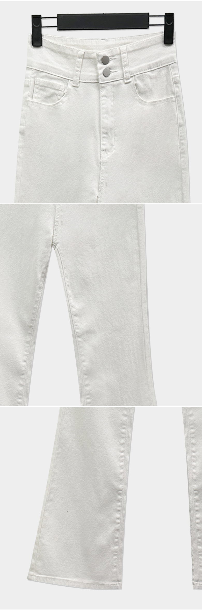 *숏,일반,롱/S~2XL*군살쏙!* 모나코 투버튼 하이웨스트 부츠컷 팬츠 2COL 상세 이미지 13